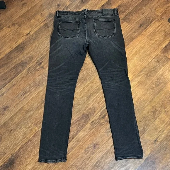 American Eagle Outfitters Men's Dark Gray/Black Skinny Jeans - Picture 10 of 10